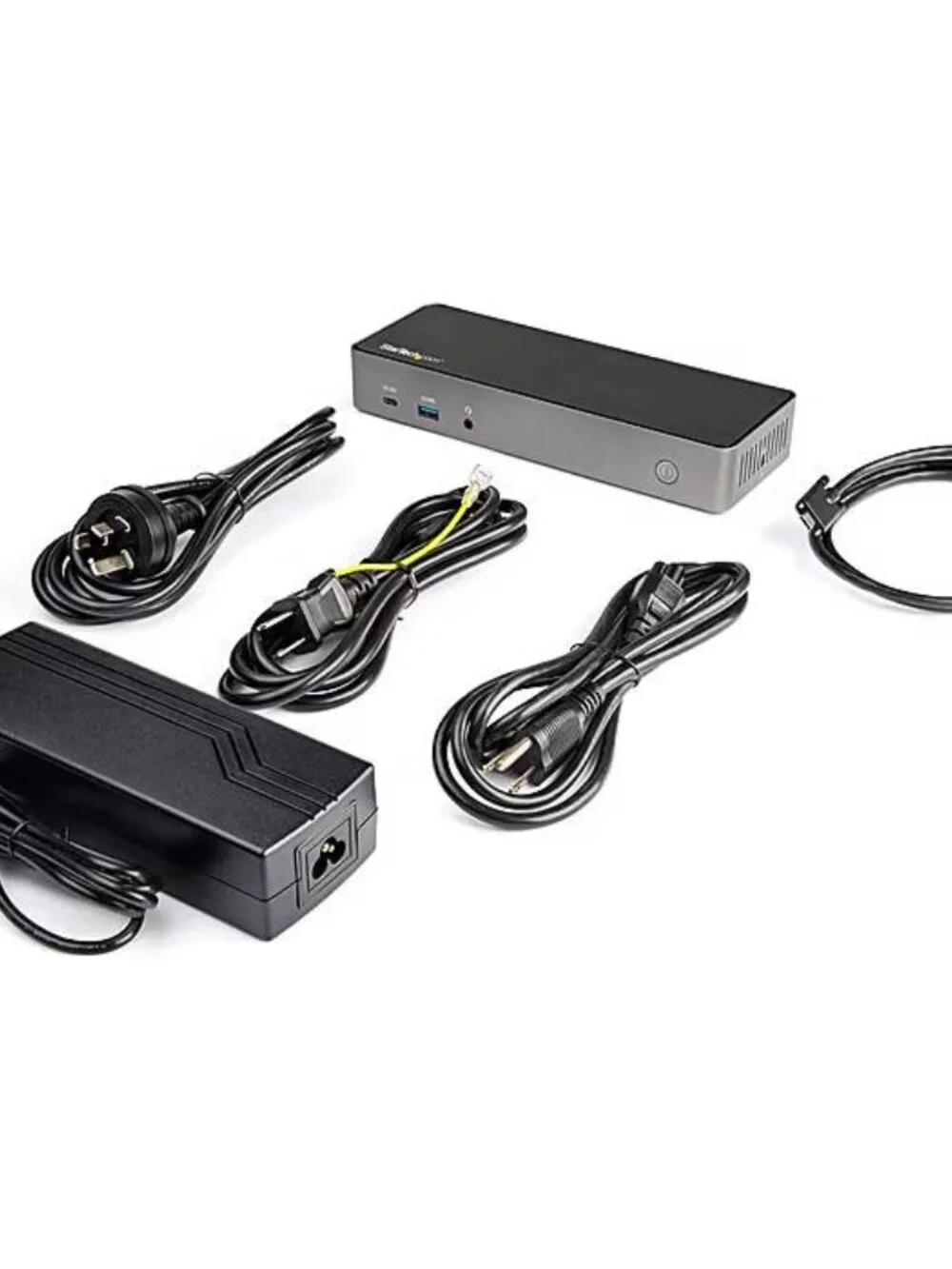 StarTech Hybrid USB-C USB-A Universal Triple Monitor Laptop Docking Station